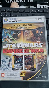 Jogo Star Wars Empire at War Gold Pack Pc Original Mídia Fisica