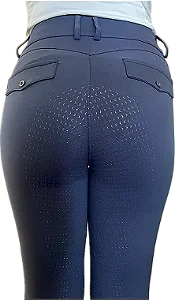 Culote Feminino para Hipismo Azul Marinho - Jumper