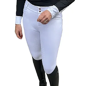 Culote Feminino para Hipismo Branco - Jumper