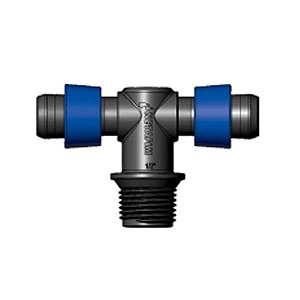 Conector Te Para Flexnet Anel Azul 1/2" Rosca Macho - Netafim