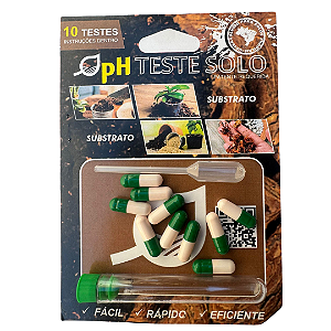 Kit Teste de Solo PH - Substrato