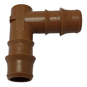 Conector Cotovelo Dentado Marrom 16/17mm - Netafim