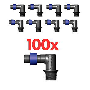 Conector Cotovelo Anel Azul Lx 16mm X 1/2" - Netafim -100 Unid