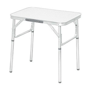 Mesa Dobrável Camping Em Alumínio Tampo Mdf 90x60cm - Palisad