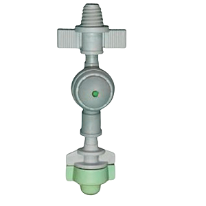 Nebulizador Coolnet Pro 1 Saída 5,5 l/h + Válvula Anti-drenante Verde AD30 + Conector Rosca