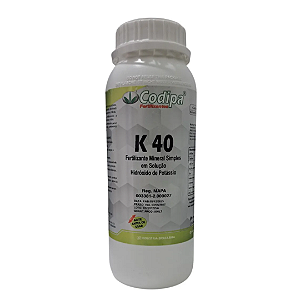 Adubo Liquido Frutiferas Potassio Premium K40% Foliar Solo 1Litro
