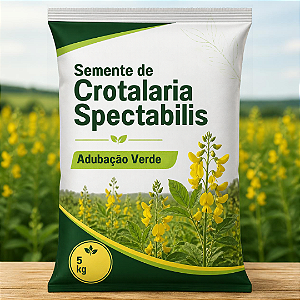 Semente de Crotalaria Spectabilis 5 Kg - Adubaçao Verde