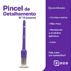 PINCEL DET SUAVE INTERNO N 14 - ZACS