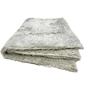 FLANELA 40X40 500 GSM SEM COSTURA CINZA