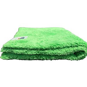 FLANELA 40X40 500 GSM SEM COSTURA VERDE