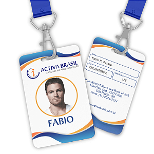 Crachá em PVC Personalizado