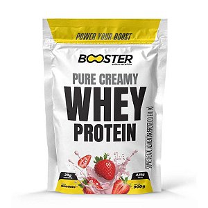 PURE CREAMY WHEY - 900g REFIL - MORANGO