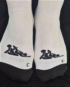 Meia posição kama sutra C branca com preta