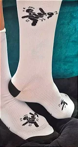 Meia posição kama sutra F branca com preta