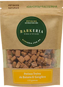 Petisco Treino de Banana e Gengibre