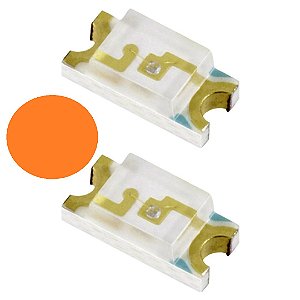LED Chip SMD Laranja 1206 - Alta Luminosidade (1206USOC/E)
