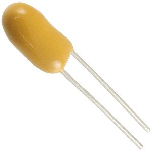 KYOCERA AVX Capacitor Tântalo Axial Gota 10uF 50V (106) Montagem PTH