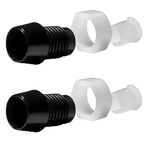 Suporte para LED 5mm com Rosca - Plástico Preto (1936)