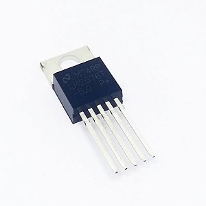 LM2576T-5.0 – Conversor DC-DC Step-Down Fixado em 5V, TO-220 PTH