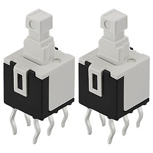 Alps Alpine - Chave Táctil ON-OFF 6 Pinos 12VDC 100mA (SPPH260100)