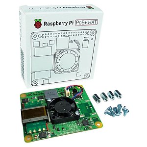 Placa HAT PoE+ para Raspberry Pi com Cooler Integrado