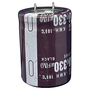330uF 450V Capacitor Eletrolítico Snap-In 105°C – Chemi-Con