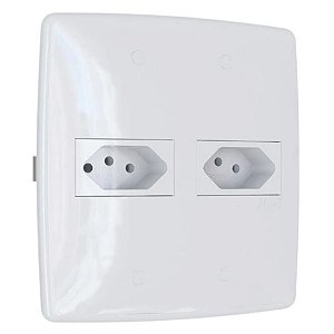 Módulo Duplo de Tomadas 20A 2P+T 4x4 – Série Finesse+ B.Lux