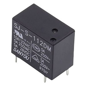 Sanyou SJ-S-112DM – Relé 28V 5A 4-Terminais