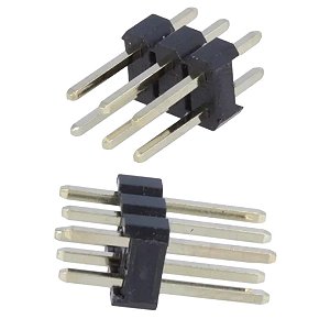 DS1021-2*3SF11-B Barra de Pinos 6 Vias 2x3 Macho 180º – CONNFLY