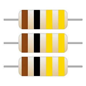 Resistor CF 1R 1W 5% Filme de Carbono PTH