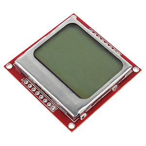 Tela LCD Gráfica 84x48 Nokia 5110 – Interface SPI para Arduino