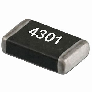Pack 100 Unid Resistor 4.3K Ohms SMD 1206 1%