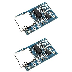 Módulo Player MP3 GPD2846A Amplificador 2W Alimentação 3.7-5V PTH