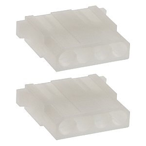 Housing Conector Fêmea Molex 4P 5.08mm Terminal Elétrico (15-24-4048)