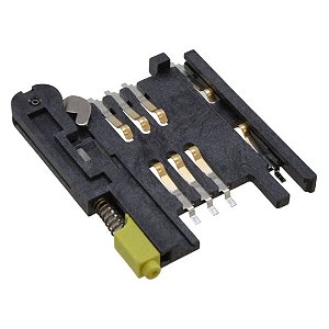 Conector SMD para Cartão SIM 8 Vias 2,54mm 50V 500mA (0912283001)