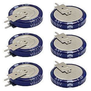 Super Capacitor EDLC 1F 5,5V 1.0F Backup Energia NB5R5V105N-E