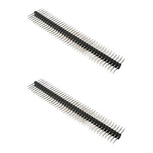 Conector Barra Macho 2x40P 180° Pitch 2,54mm