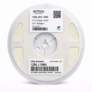 Resistor 100K Ohm 1206 1/4W 5% RI1206L104JT – 5000PCS