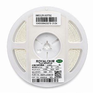 Resistor 18K Ohm 0603 1/10W 5% 0603WAJ0183T5E – 5000PCS