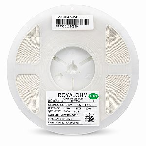 Resistor 470K Ohm 1206 1/4W 5% Royalohm – 5000PCS