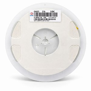 Resistor 18K Ohm 0603 1/10W 5% Yageo – 5000PCS