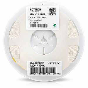 Resistor 120K Ohm 1206 1/4W 5% Hottech – 5000PCS