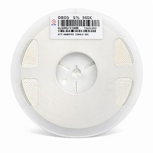 Resistor SMD 0805 560KΩ 1/8W 5% Thick Film (CLL05JN560K) Rolo 5000