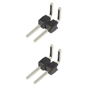 Header Macho 2 Vias 1x2 Pitch 2.54mm 90° DS1022-1x2RUF11-B