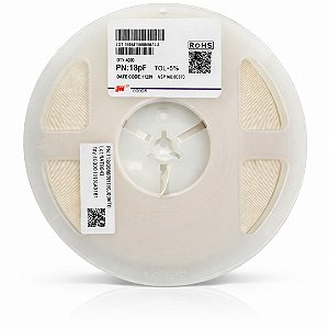 Capacitor Multicamadas MLCC 18pF 50V C0G/NP0 SMD 0805 ±5% – Rolo 4000