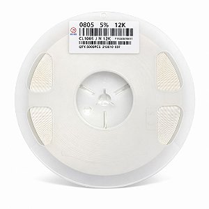 Resistor SMD 0805 12KΩ 1/8W 5% Thick Film (CLL05JN12K) Rolo 5000