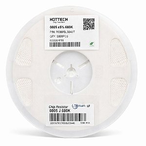 RI0805L684JT 680K Resistor Chip SMD 0805 1/8W 5% - Rolo 5.000 Peças