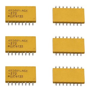 4816P-AGC-272 Rede Resistiva SMD 2.7K 16 Vias Encapsulamento SOIC-16