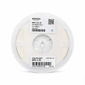 Resistor SMD 1Ω 0603 1/10W 5% Rolo 5000 Unidades