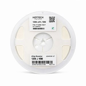 Resistor SMD 10MΩ 1206 1/4W 5% Rolo 5000 Unidades